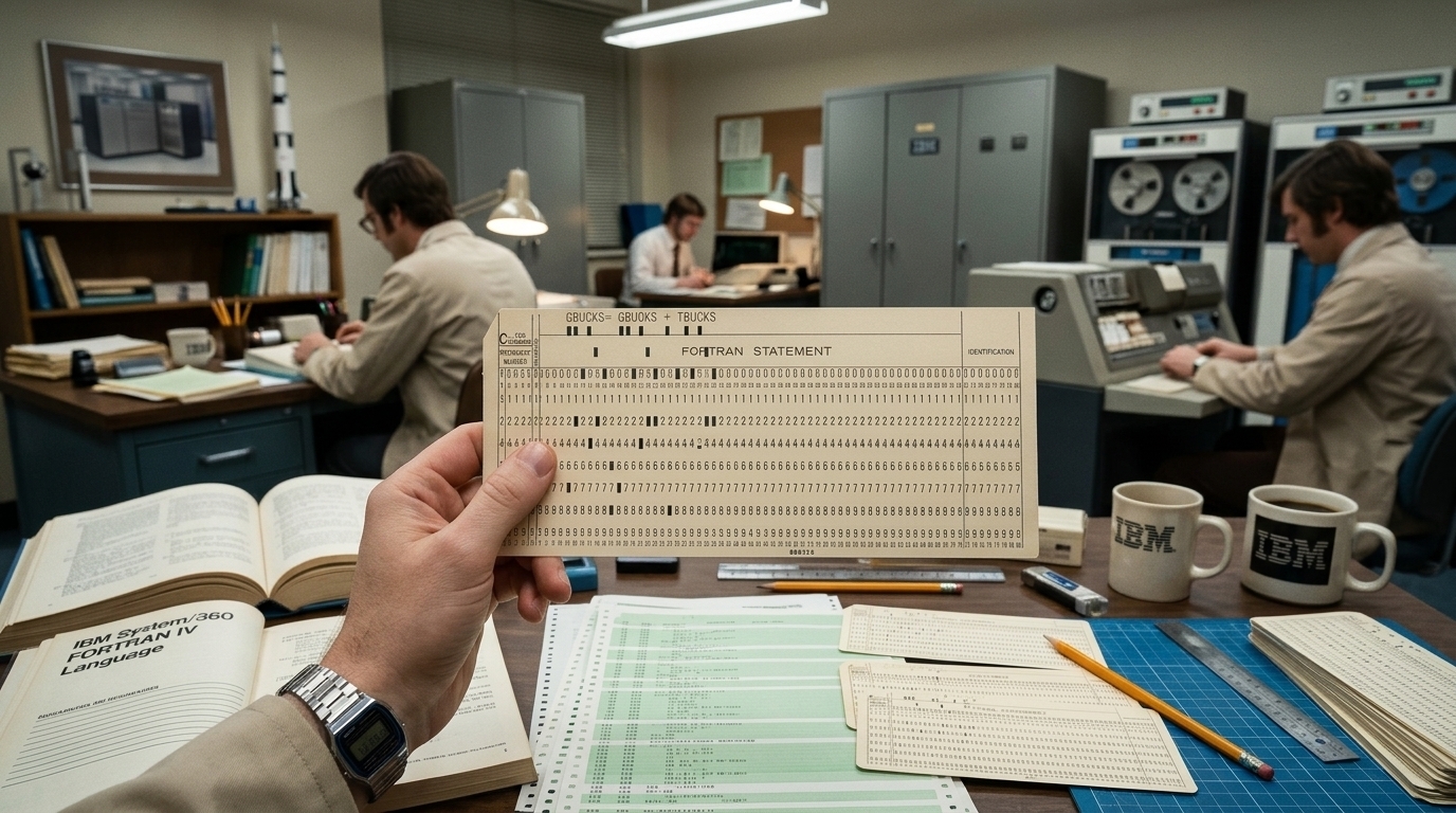 La carte perforée IBM à 80 colonnes