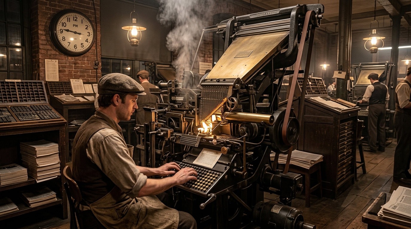 La Linotype - Le tour de force qui a révolutionné l'imprimerie